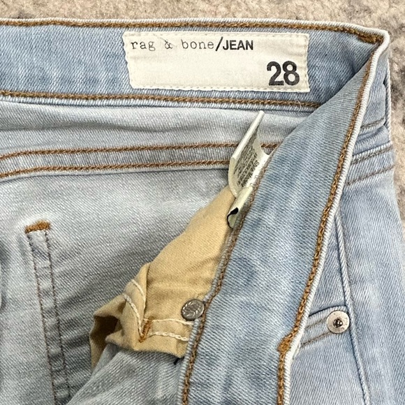 rag & bone light wash capri women’s size 28​ - Picture 3 of 8